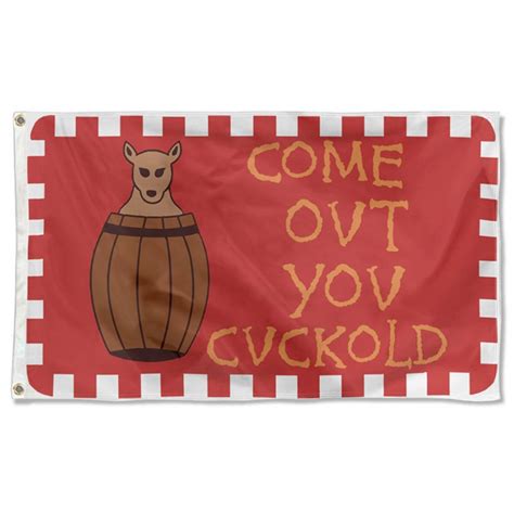 come out you cuckold flag|The Viral Battle Flags of 17th